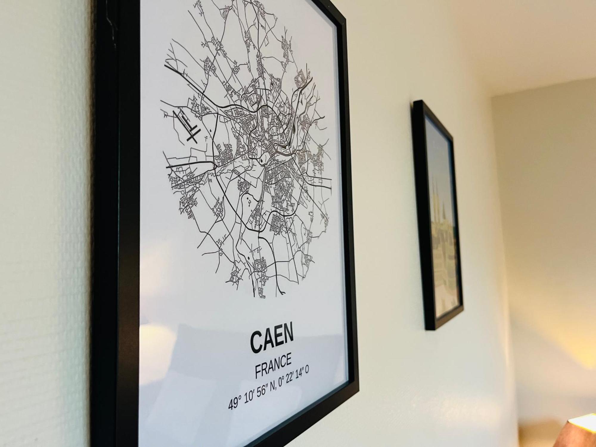 Le 6 Appartement Centre-Ville Caen - Port エクステリア 写真